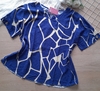 Blusa feminina social viscolinho estampada