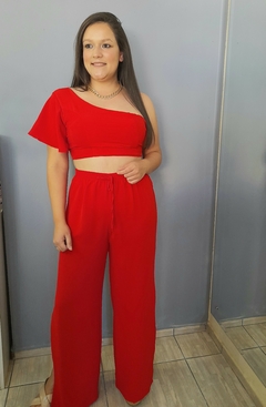 Cropped vermelho nula manga - Zapp moda feminina