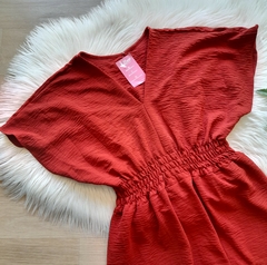 Vestido feminino longo duna terracota - comprar online