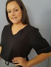 Blusa feminina preta casual