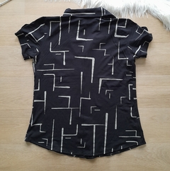Blusa camisa feminina manga curta viscolycra com botões na internet