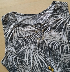 Blusa regata feminina estampada malha fria - comprar online
