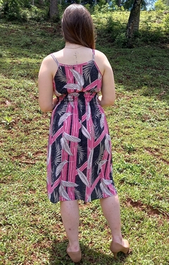 Vestido alcinha feminino midi malha fria - comprar online