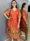 Vestido feminino Midi Floral