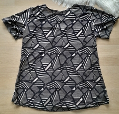 Blusa feminina malha fria estampada com manga na internet