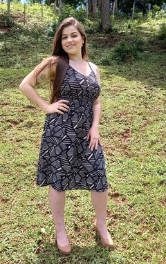 Vestido alcinha feminino midi malha fria - comprar online