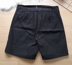 Bermuda feminina preta adulto Plus size - comprar online