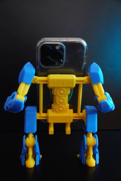 soporte de celulares con forma de exoesqueleto - NOD 3D MORON