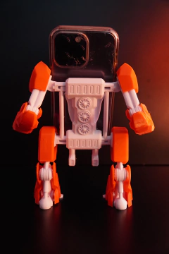 soporte de celulares con forma de exoesqueleto - comprar online