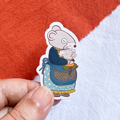 Water-Resistant Sticker – "A Hug from Home" - Tuky Waingan Handmade