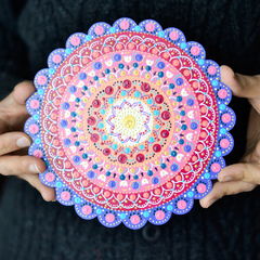 Mandala de 20 cm - Violeta rojo on internet