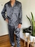 Pijama en satén con diseño - comprar online