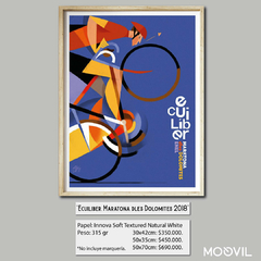Impresión Giclèe "Ecuiliber #1, maratona dles dolomites 2018" por Riccardo Guasco