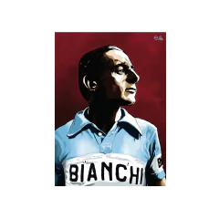 Litografía "Fausto Coppi" por Greg Illustrateur - comprar online