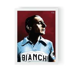 Litografía "Fausto Coppi" por Greg Illustrateur - Moovil
