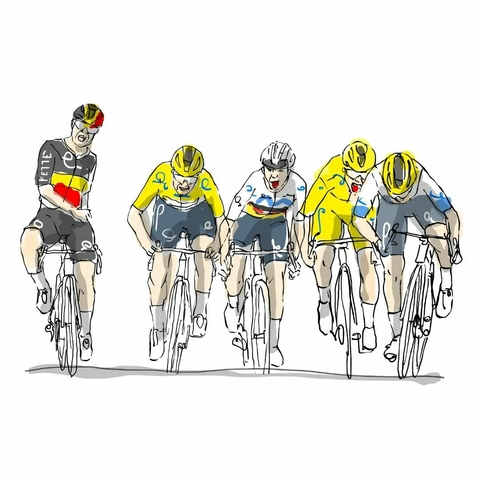 Ilustración Fette "Watch the femmes" tamaño A5