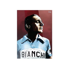 Litografía "Fausto Coppi" por Greg Illustrateur - tienda online