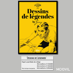 Litografía "Dessins de légendes" por Greg Illustrateur