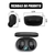 Dual LED Bluetooth 5.0 Ar Sem, Fone De Ouvido, Preto