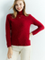 Blusa de lã gola alta para o inverno - Megashop