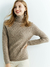 Blusa de lã gola alta para o inverno - Megashop