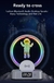 Suporte de carregador sem fio multifuncional, despertador, APP alto-falante, luz