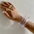 BRACELETE ACRÍLICO MEIA LUA - comprar online