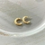 Argola pequena trabalhada - comprar online