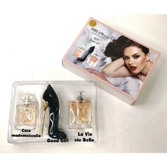 KIT BRAND COLLECTION INSPIRAÇÃO COCO MADEMOISSELE / GOOD GIRL / LA VIE EST BELLE