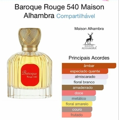 Baroque Rouge 540 - Eau de Parfum - Maison Alhambra - comprar online