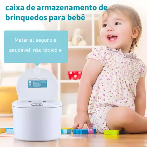 Lixeira Inteligente com Sensor Automático - 16 litros