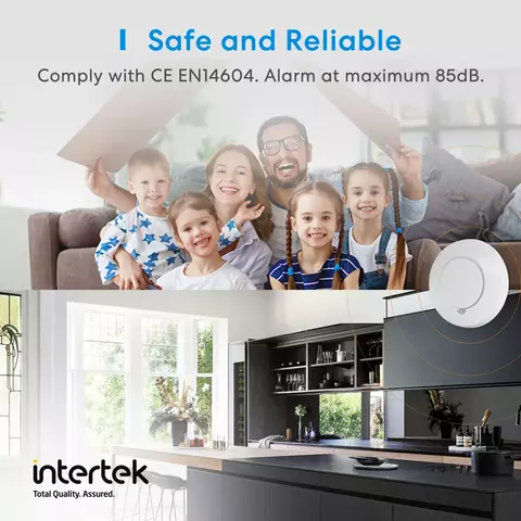 Detector Inteligente de Fumaça, Wifi, Alarme Incêndio