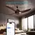 Ventilador e Luz Inteligente de Teto - wifi