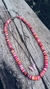 COMBO collar de fimo rosa + collar buterfly rosa