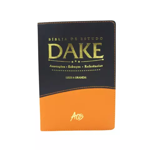 Bíblia de Estudo Dake - Caramelo e preto