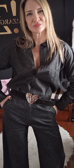 Super Palazo Corte Sastrero Print - O!Z