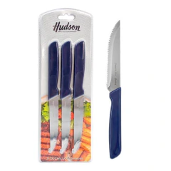 Cuchillo Hudson Basic Azul Pack X3 - comprar online