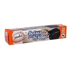 BOLSA NEGRA EN ROLLO 50x70x25un - comprar online