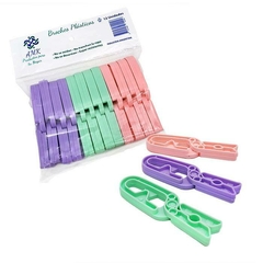 BROCHE PLASTICO SIN RESORTE X12 - comprar online
