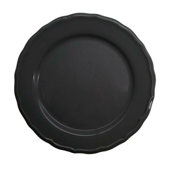 PLATO JULIET POSTRE 21cm NEGRO - comprar online