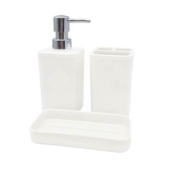SET DE BAÑO 3pz. SUKA BLANCO - comprar online