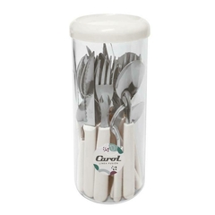 SET 24 CUBIERTOS CAROL FUSION POTE TIZA - comprar online