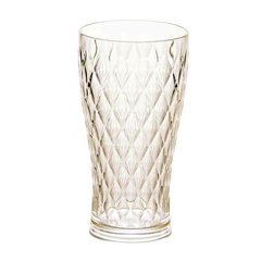 VASO ACRILICO GLAMOUR 500ml CAROL AMBAR - comprar online
