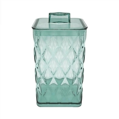 PORTA HISOPOS ACRILICO GLAMOUR VERDE - comprar online