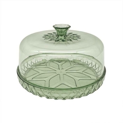 CAMPANA ACRILICA GLAMOUR BASE 18cm VERDE - comprar online