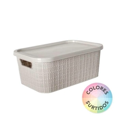 CANASTO C/TAPA YUTE TREVI 7 Lts. - comprar online