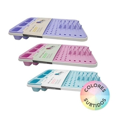SECAPLATOS PLASTICO COLOR PASTEL - comprar online