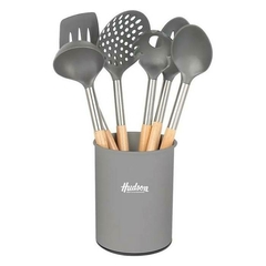 SET UTENSILIOS M/MADERA BLANCO/GRIS HUDSON - comprar online