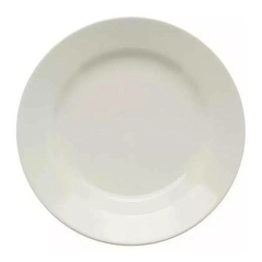 PLATO POSTRE CERAMICA BLANCO - comprar online