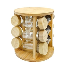 SET x12 ESPECIERO C/ BASE Y TAPA BAMBU en internet